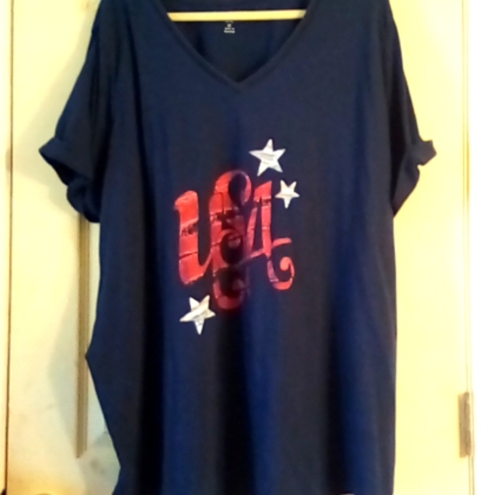 Long tunic USA with stars